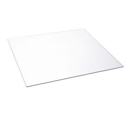 Поликарбонат монолитный прозрачный 2 мм, 500x500 мм Домовой Прошка 12738 