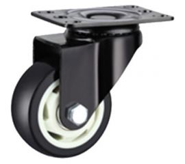 Колесо полиуретановое поворотное с площадкой 350125S (125 мм; 150 кг) А5 1005838 