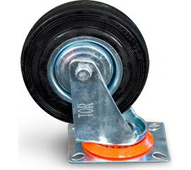 Колесо поворотное резина SC 55 125 мм (N) TOR 1024176 