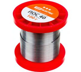 Припой ПОС 40 проволока серия ""Алмаз"" (1 мм, 100 г, ГОСТ 21931-76, катушка) TDM SQ1025-0320 