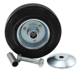 Колесо промышленное С55 без кронштейна 125 мм MFK-TORG 4000125 