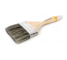 Плоская кисть для алкидных эмалей и грунтовок ZOLDER 100 х 16 мм, смешанная щетина en10016 