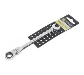 Комбинированный трещоточный шарнирный ключ 14мм на держателе ЭВРИКА ER-61014H 