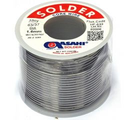 Припой (1.6 мм, 0.25 кг, Sn63/Pb37, HF533, флюс безотм. RMA) ASAHI 00-00001438 