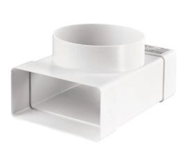 Тройник для плоских воздуховодов 55х110 мм с вых. d=100 мм ORE 4607122242408 