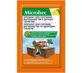 Препарат для биоразложения содержимого септика Microbec 25 г BROS 716934 