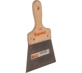Полужесткий шпатель 180 мм, закаленная сталь, с деревянной ручкой Kapriol 23222 