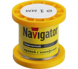 Припой NEM-Pos02-63K-1-K50 ПОС-63 (50 гр; 1 мм; катушка) Navigator 93079 