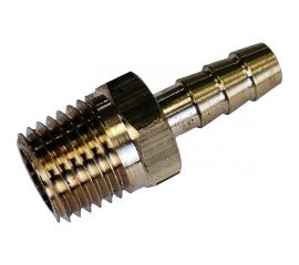 Штуцер Профитт латунный пневмо 1/4" НР х 6 мм 9276577 