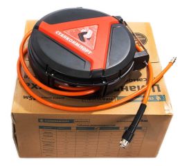 Шланг на самоскручивающейся катушке (10 м; 8х12 мм) СТАНКОИМПОРТ HR0812PU 