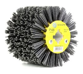 Щетка-валик нейлоновая по дереву 6-081 110 мм, P46 на щеточные шлифмашины ОСБОРН PLM.RB11010019P46 