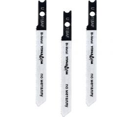 Полотна для электролобзика US-хвостовик, тип U118AF, 3 шт Управдом 4100002575 