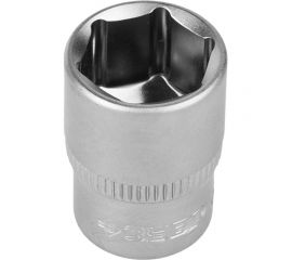 Головка торцовая МАСТЕР (12 мм; 1/4""; Cr-V; FLANK) Зубр 27715-12 