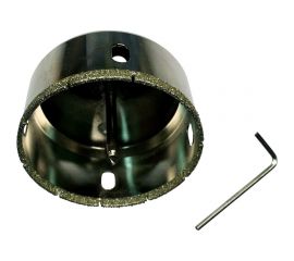 Коронка алмазная с центрирующим сверлом по керамограниту и керамике 68 мм Росомаха 723068 