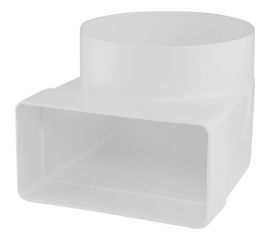 Соединительное колено плоского воздуховода с круглым (60х120/100 мм; 90 градусов) TDM SQ1807-1754 