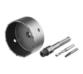 Коронка с державкой по бетону ЗУБР Профессионал 125 мм, SDS-Max 2918-125 