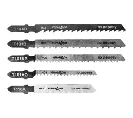 Набор полотен для электролобзика 5 шт, EU-хвостовик 29331-H52 Управдом 4100002536 