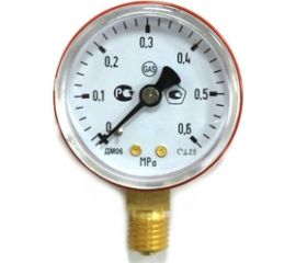 Пропановый манометр Дока 0.6 Мпа DK.1340.00419 