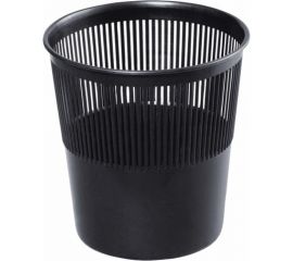 Корзина для бумаг BRAUBERG сетчатая, 9 литров, черная 237001 