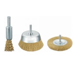 Набор щеток для дрели KENDO Brush Set 3шт 76100120 