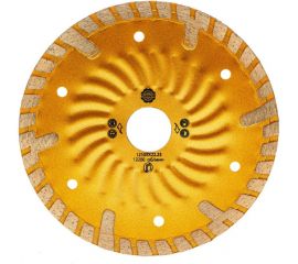 Алмазный диск турбо-волна защитный сегмент HOT PRESS 125х8х22.23 мм TORGWIN T874382 