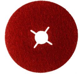 Керамический фибровый диск со шлицами XF885 (50 шт, 125х22 мм, P40) VSM 004836 