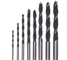 Набор сверл спиральных по дереву (8 шт., 3-10 мм) Калибр 00000035826 