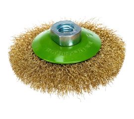 Щетка проволочная конусная 100 мм для УШМ Дело Техники 274300 