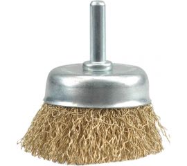 Щетка-крацовка Vorel 75 мм со стержнем чашка 06988 