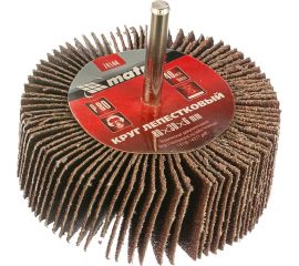 Круг лепестковый (80x30x6 мм; P80) для дрели MATRIX 74144 