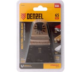 Насадка режущая прямая BiM по металлу и дереву 65x1.2 мм мелкий зуб для МФИ Denzel 782303 