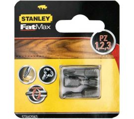Биты FATMAX TORSION PZ1, 2, 3x25 мм, 3 шт Stanley STA62043-XJ 