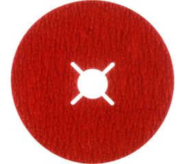 Керамический фибровый диск со шлицами XF885 (1 шт, 125х22 мм, P100) VSM 004970 
