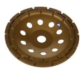 Чаша алмазная двухрядная сегментированная (230х22.2 мм) vertextools 0505-04-230-02 