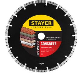 Диск алмазный отрезной по бетону/кирпичу/плитке (115х22.2 мм) CONCRETE Professional Stayer 3660-115_z02 