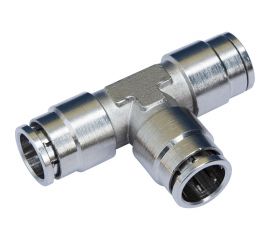 Фитинг цанговый металлический тройник 6 мм Pegas pneumatic 6301 