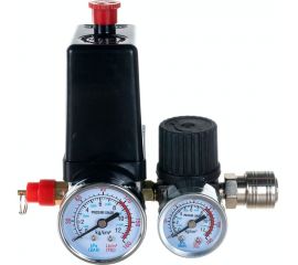 Реле давления на компрессор с редуктором и манометрами 220В, 12 бар S.E.B. ZZ-PЕc 