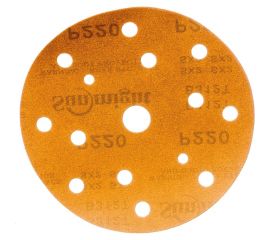 Круг шлифовальный на липучке GOLD B312T (100 шт; 150 мм; 15 отверстий; Р220) SUNMIGHT 44311 