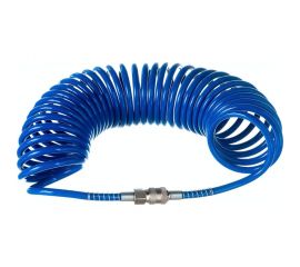 Шланг спиральный полиуретановый с быстроразъёмными соединениями 10x6.5 мм, 10 м PI TOOLS 6859 