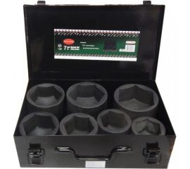 Набор торцевых ударных головок (7 шт; 46-75 мм; 1DR) ROCKFORCE RF-8071MPB 