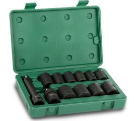 Головки ударные дюймовые 1/2"", 12 предметов Sata 09008 