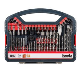 Набор бит, сверл, головок 101 предмет kwb 109110 