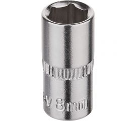 Головка торцевая 6 граней (8 мм; 1/4 Dr) KRAFT KT 700646 