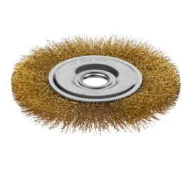Щетка дисковая для УШМ (латунированная проволока 0,3 мм, 150 мм) MIRAX 35141-150 