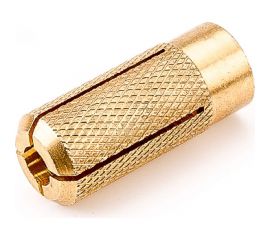 Забивной анкер Стройметиз М10 латунный уп. 3 шт европодвес 2490031 