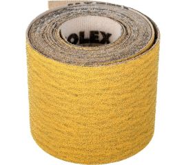 Материал абразивный в рулоне (4 м; 70 мм; Р80; на липучке) HOLEX HAS-4370 