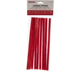 Клеевые стержни (10 шт; 11х270 мм; красные) REXANT 09-1274 
