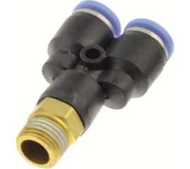 Фитинг цанговый У-образный наружная резьба 1/4"", 12 мм Pegas pneumatic 5706 