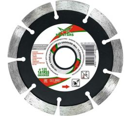 Диск алмазный 1A1RSS GROOVER (125х6х10х22.23 мм; 9T) MD-STARS MD-GRV12522 
