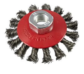 Щётка-крацовка для УШМ ( 100 мм; M 14; Жесткая) Orientcraft OCBBK1100M14 